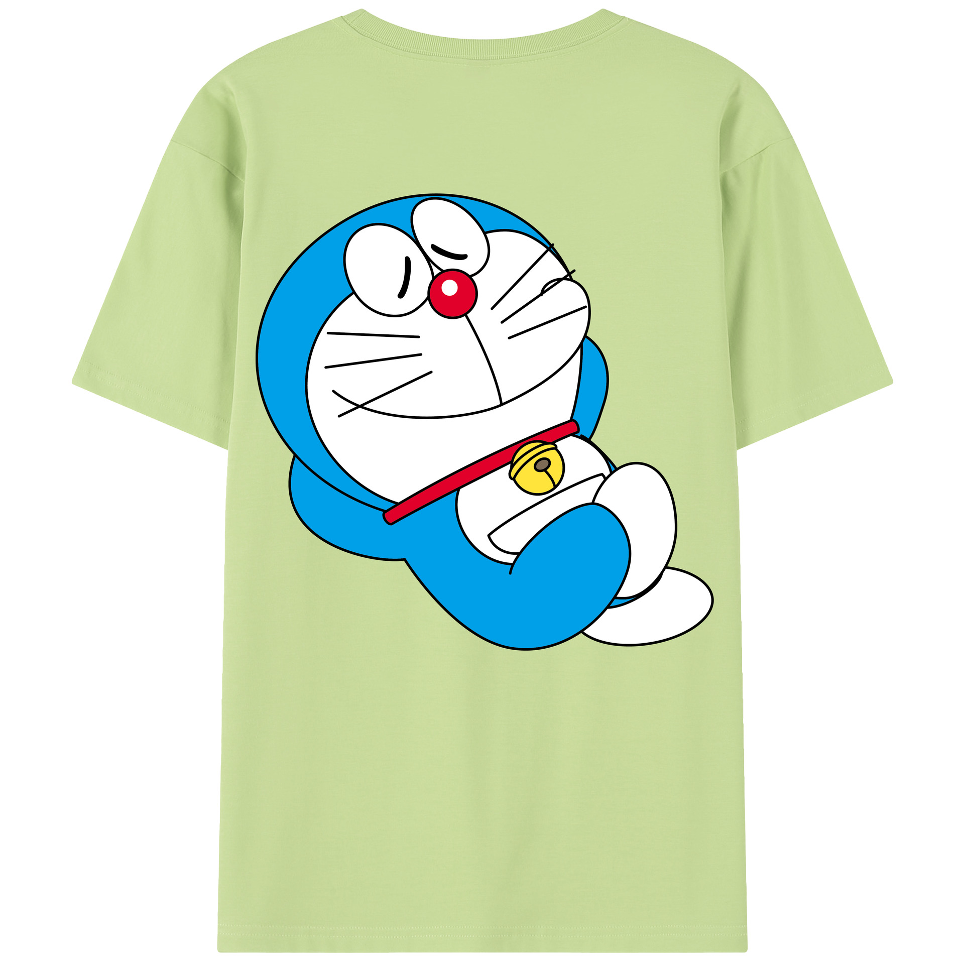 （画像用） ドラえもん Doraemon 綿100％半袖Tシャツ（背面プリント）